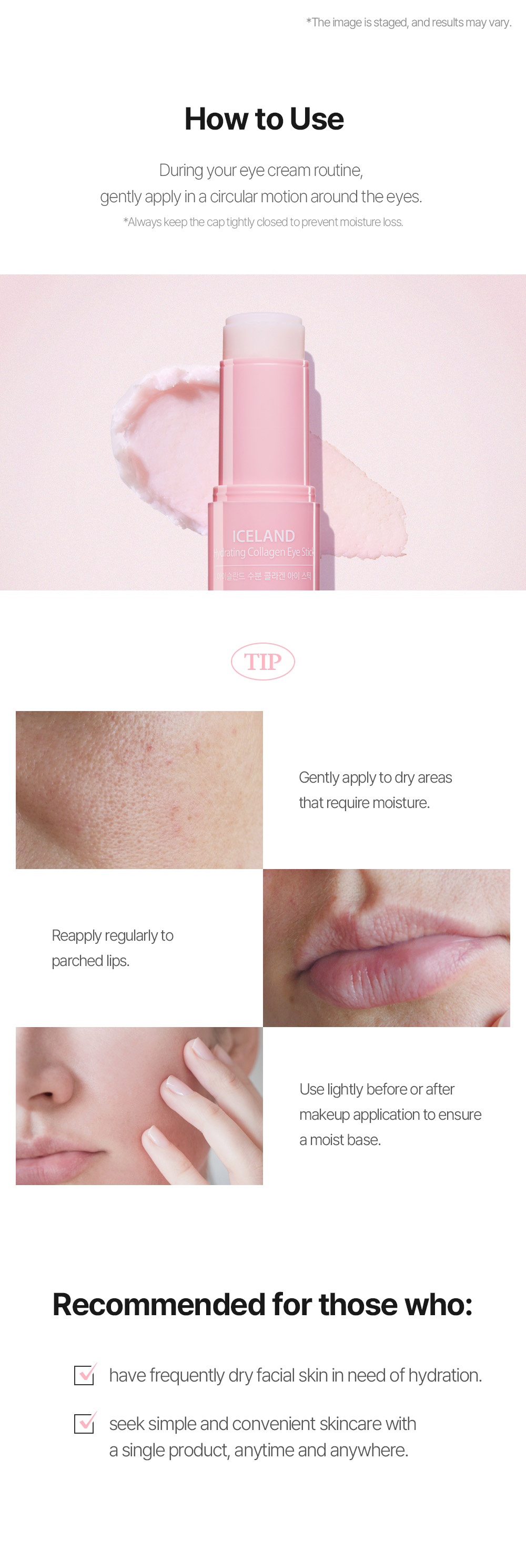 The Saem Iceland Hydrating Collagen Eye Stick