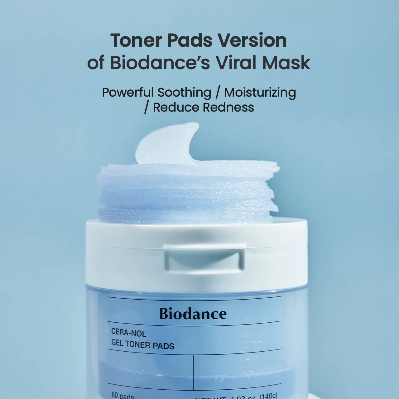 Biodance Cera-nol Gel Toner Pads 60 Pads