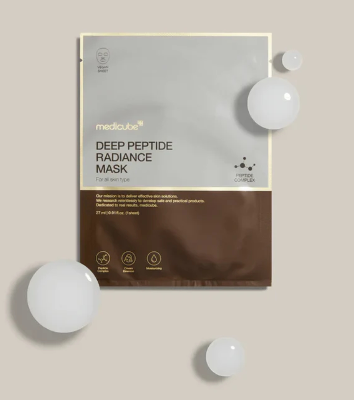 Medicube Deep Peptide Radiance Mask 1pcs