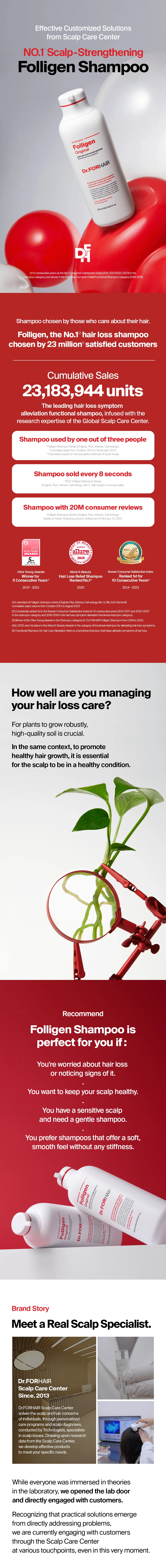 Dr.FORHAIR Folligen Bio 3 Shampoo