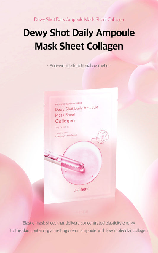 The Saem Dewy Shot Daily Ampoule Mask Sheet 1Pc