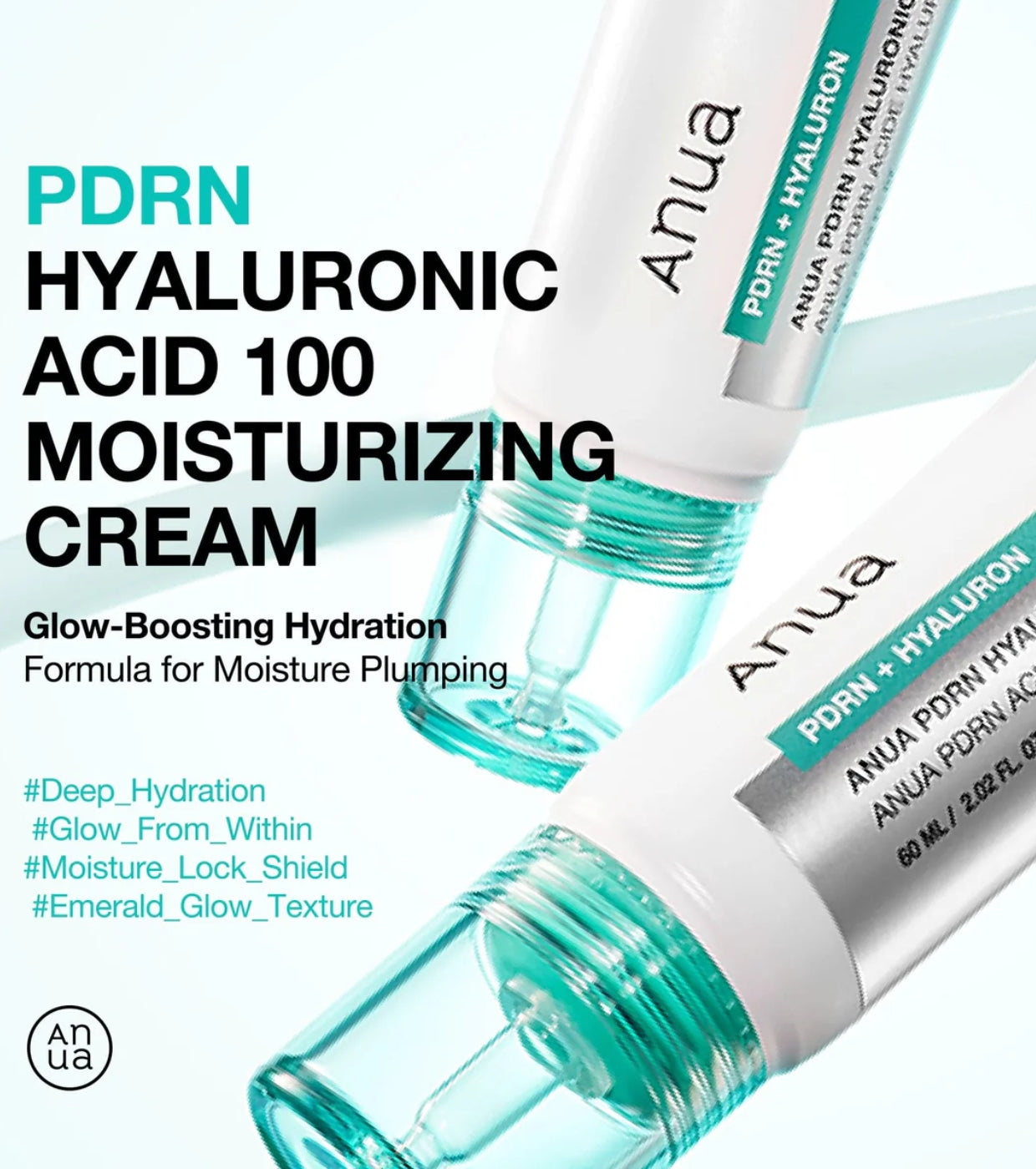 Anua Pdrn Hyaluronic Acid 100 Moisture Cream 60ml