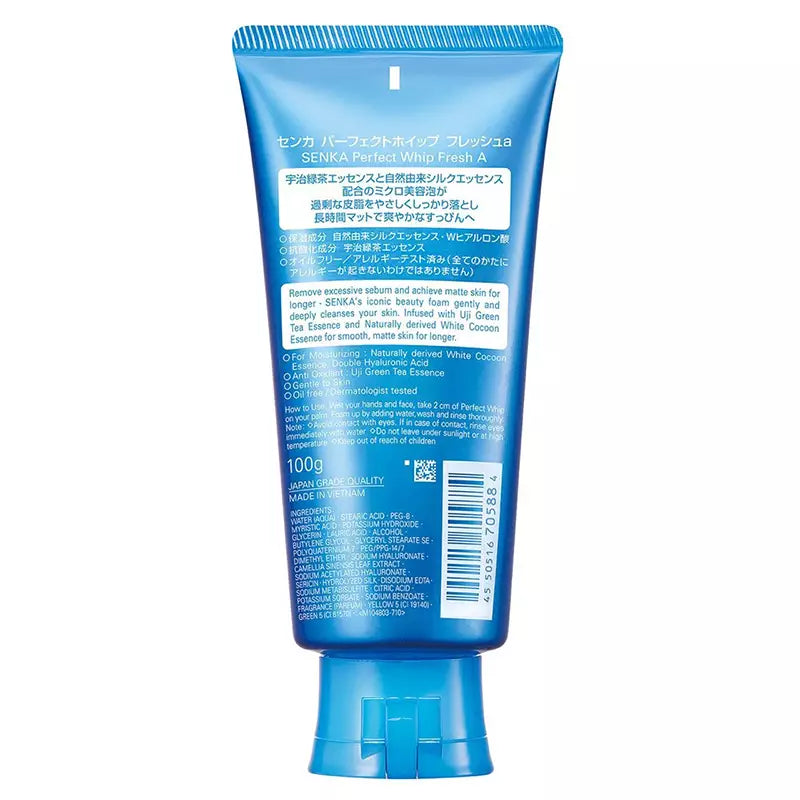 Shiseido Senka Perfect Whip Fresh 100g New