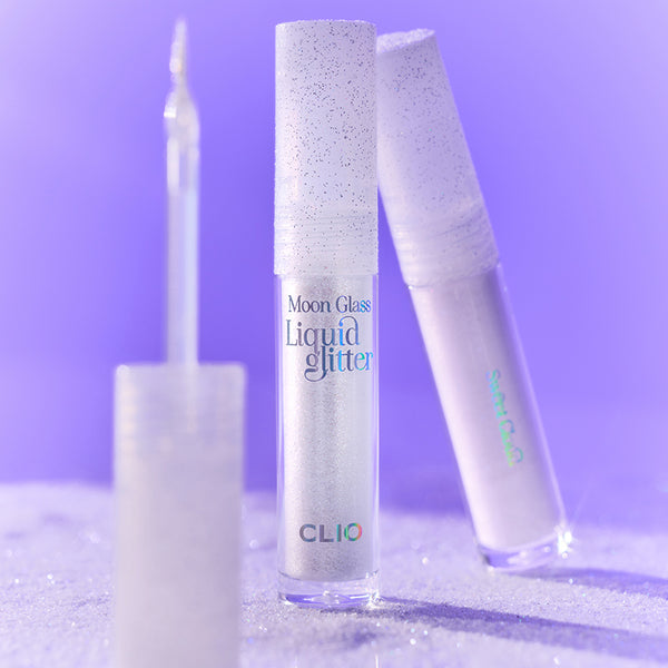 Clio Moon Glass Luquid Glitter  (Sweet Cloud) 01 Baby Snow