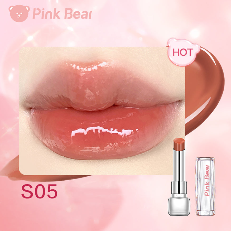 Pink Bear Sugar Glossy Lipstick