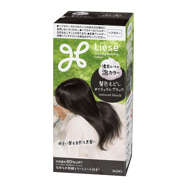 Kao Liese Foam Color For Black Hair 115ml