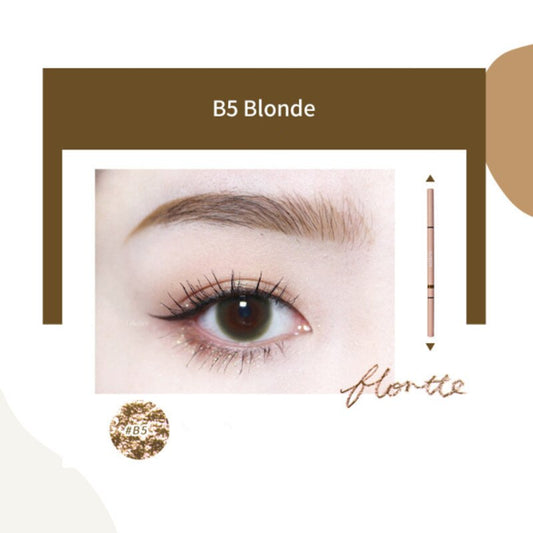 Flortte Rotating Double-Headed Fine Eyebrow Pencil 0.05g