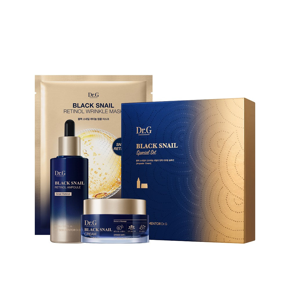 Dr.G Black Snail Special Set (Ampoule/ Cream) 50+50+28