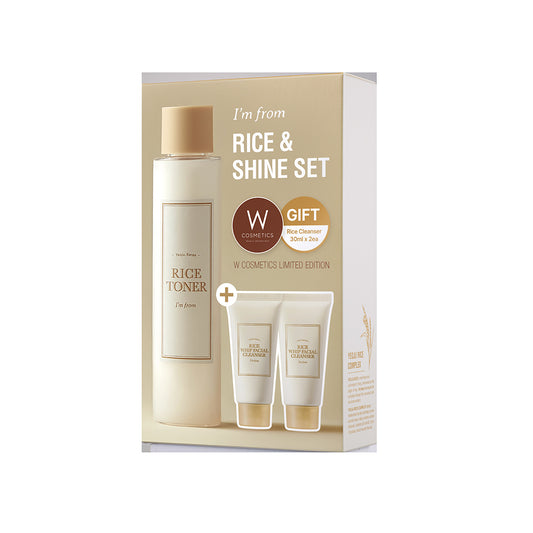 I'm From Rice & Shine Set W Cosmetics Limited Edition