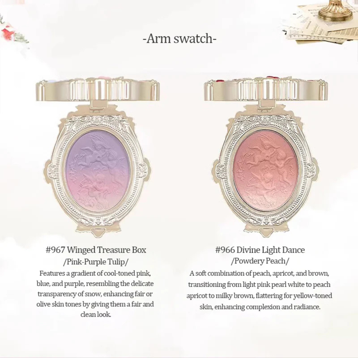 Cheerflor Angel Apocalypse Embossed Gradient Blusher