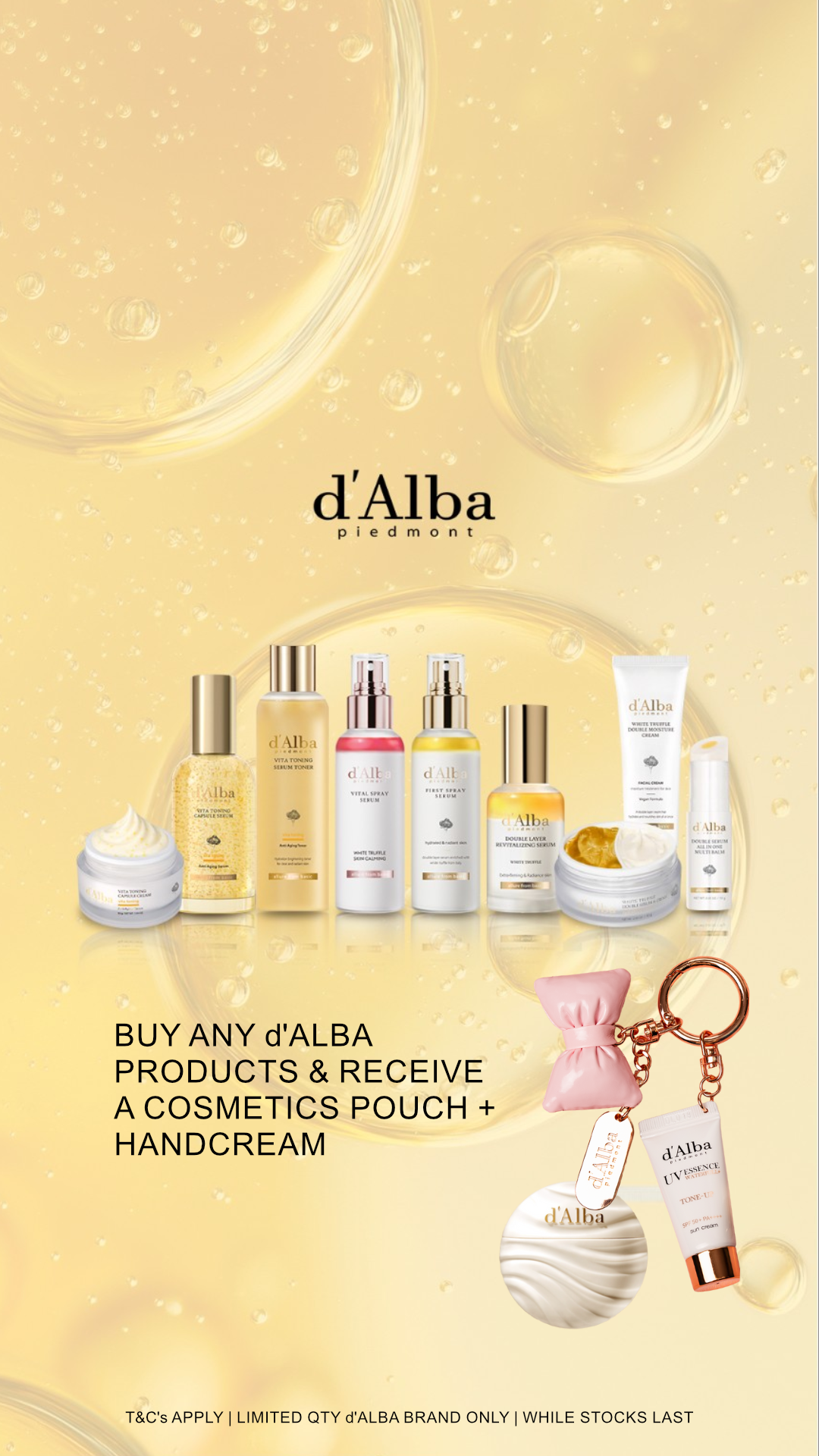 GWP d'Alba Cosmetics Pouch