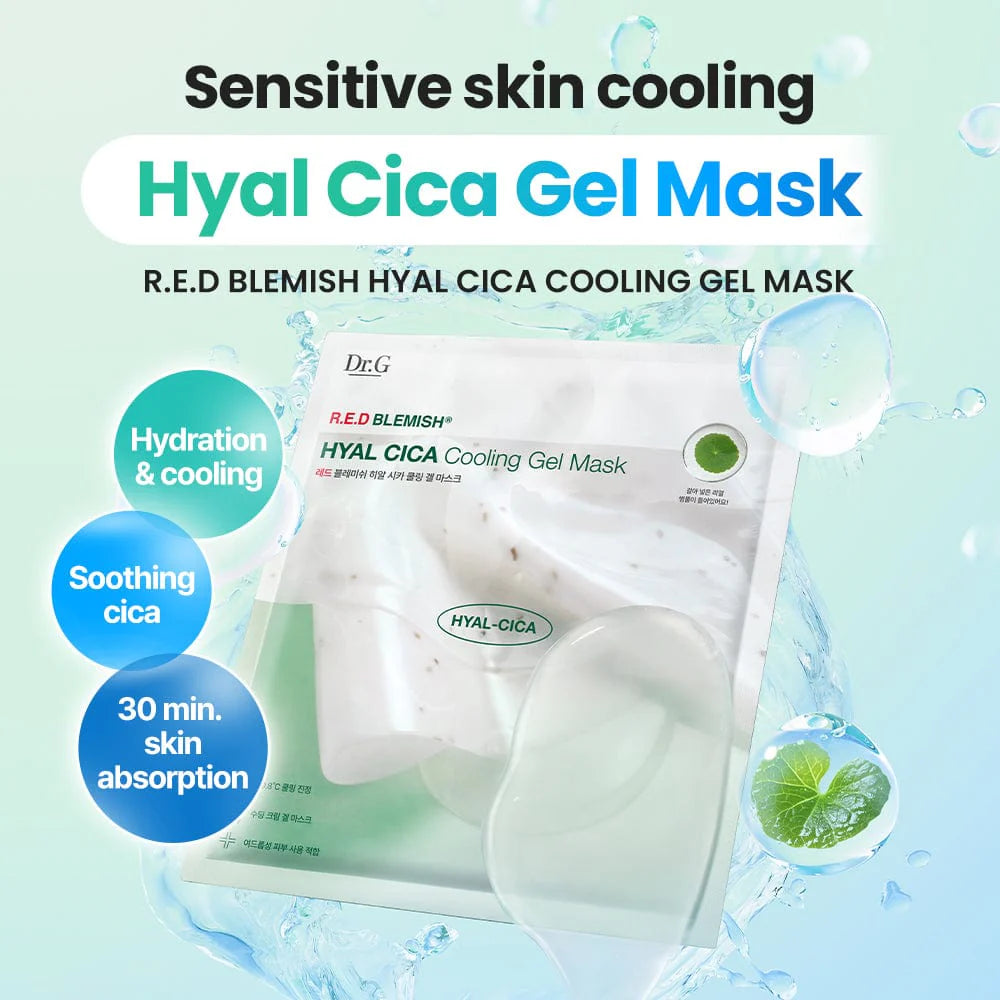 Dr.G R.E.D Blemish Hyal Cica Cooling Gel Mask 1Pc