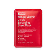 By Wishtrend Natural Vitamin 21.5% Enhancing Sheet Mask 1pc