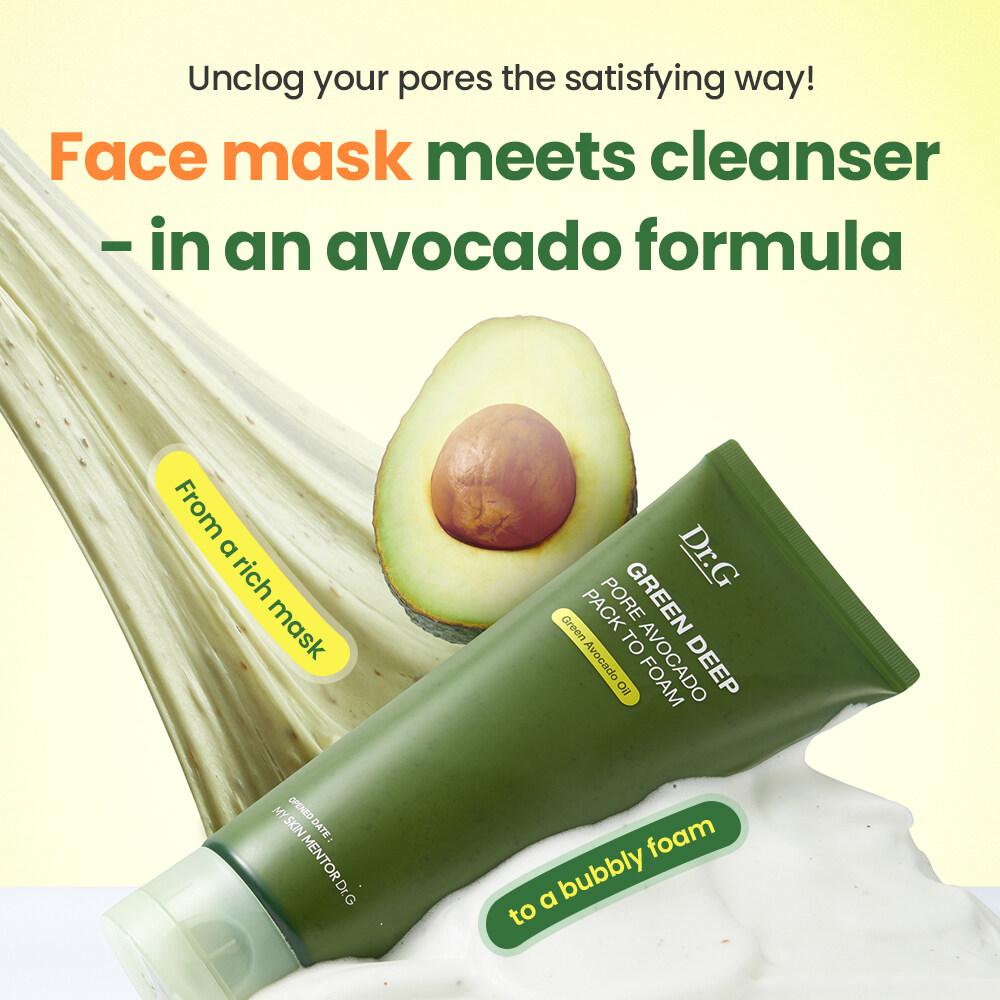 Dr.G Green Deep Pore Avocado Pack To Foam 150ml