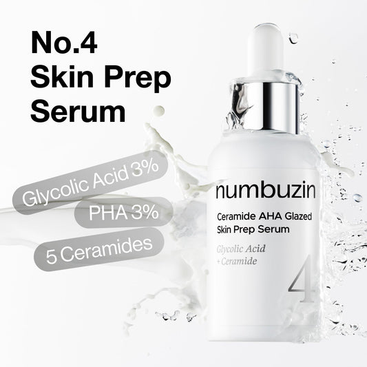 Numbuzin No.4 Ceramide Aha Glazed Skin Prep Serum 50ml