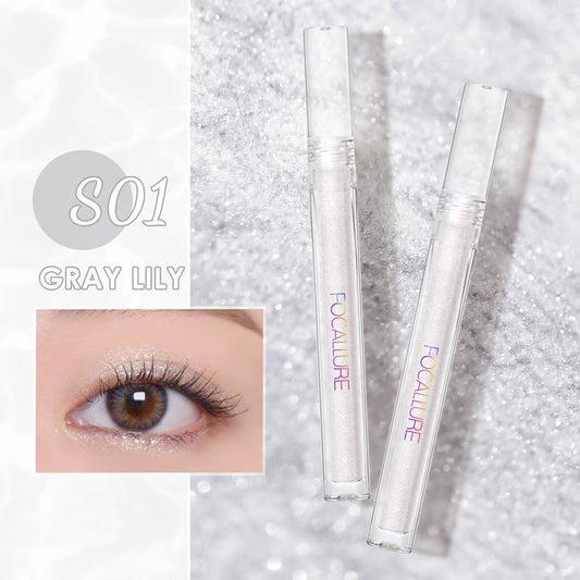 Focallure Eye Shadow Starlight Liquid S01 Gray Lily (6903697768597)