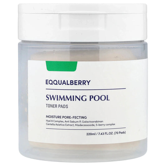 Eqqualberry Swimming Pool Toner Pads 220ml 70 Sheets