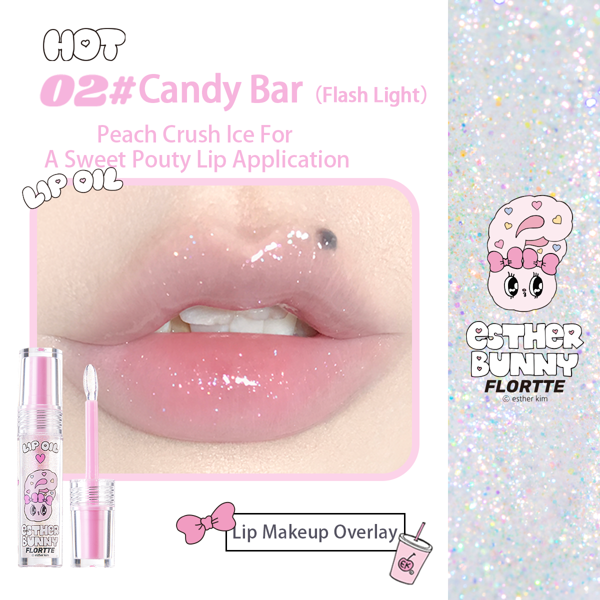 Flortte X ESTHER BUNNY Lip Gloss