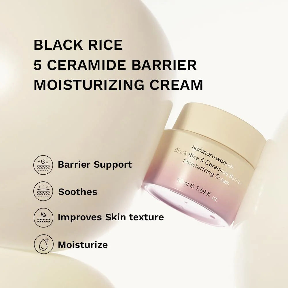Haruharu Wonder Black Rice 5 Ceramide Barrier Moisturizing Cream 50ml