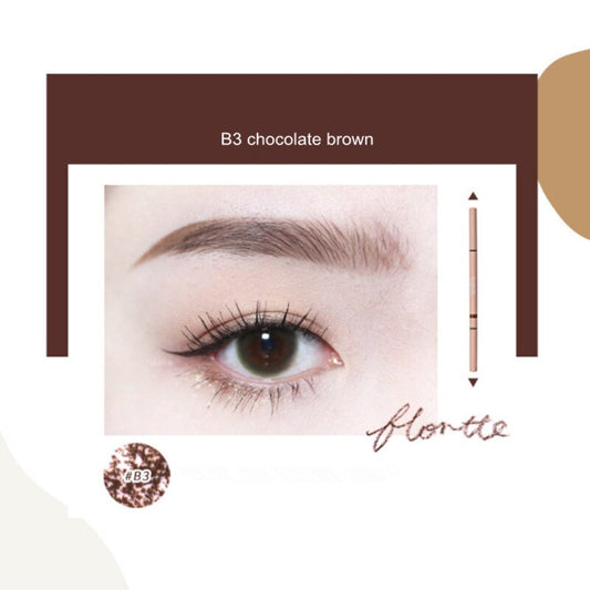 Flortte Rotating Double-Headed Fine Eyebrow Pencil 0.05g