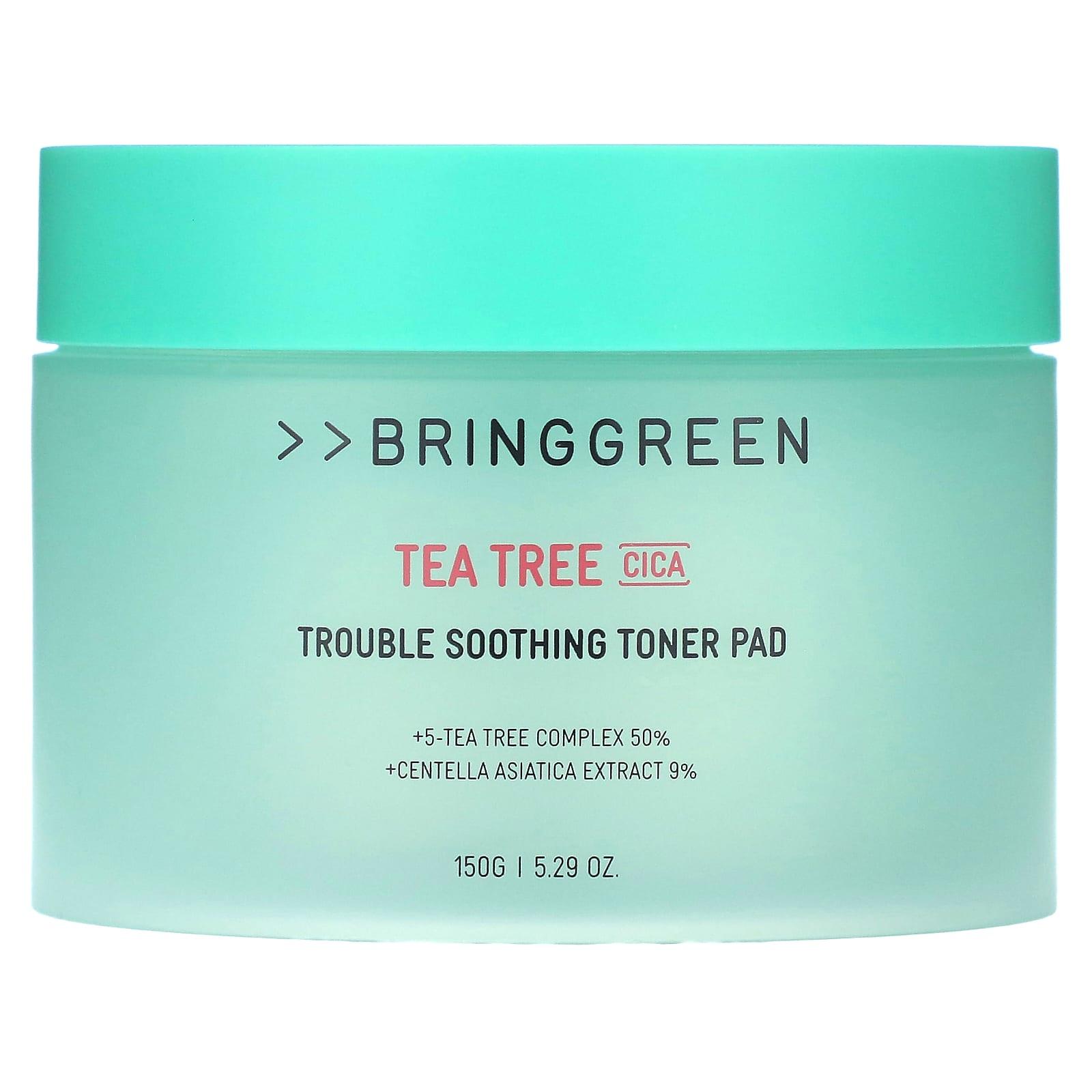 Bringgreen Tea Tree Cica Trouble Soothing Toner Pad 90ea