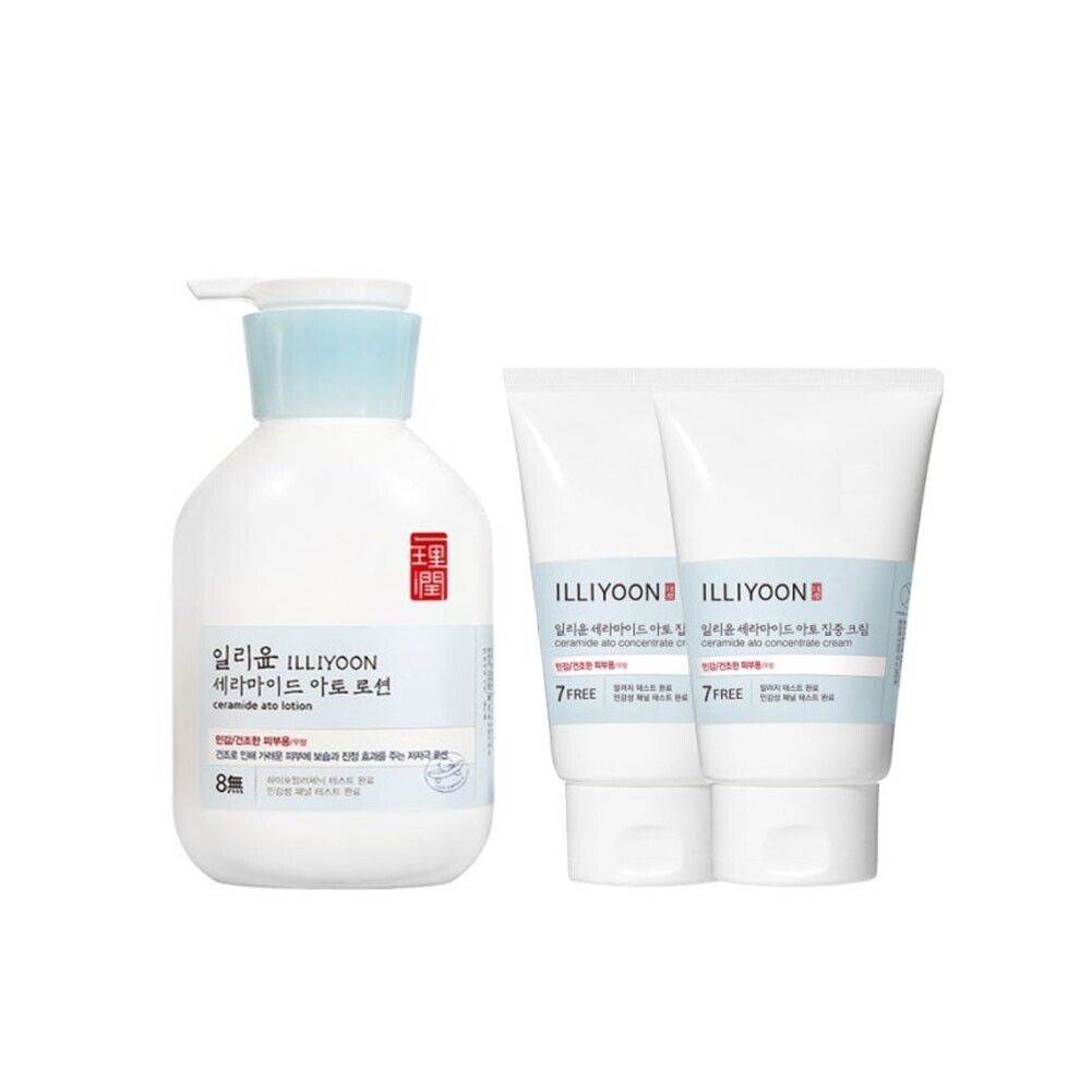 Illiyoon ceramide ato lotion 330ml+128ml*2