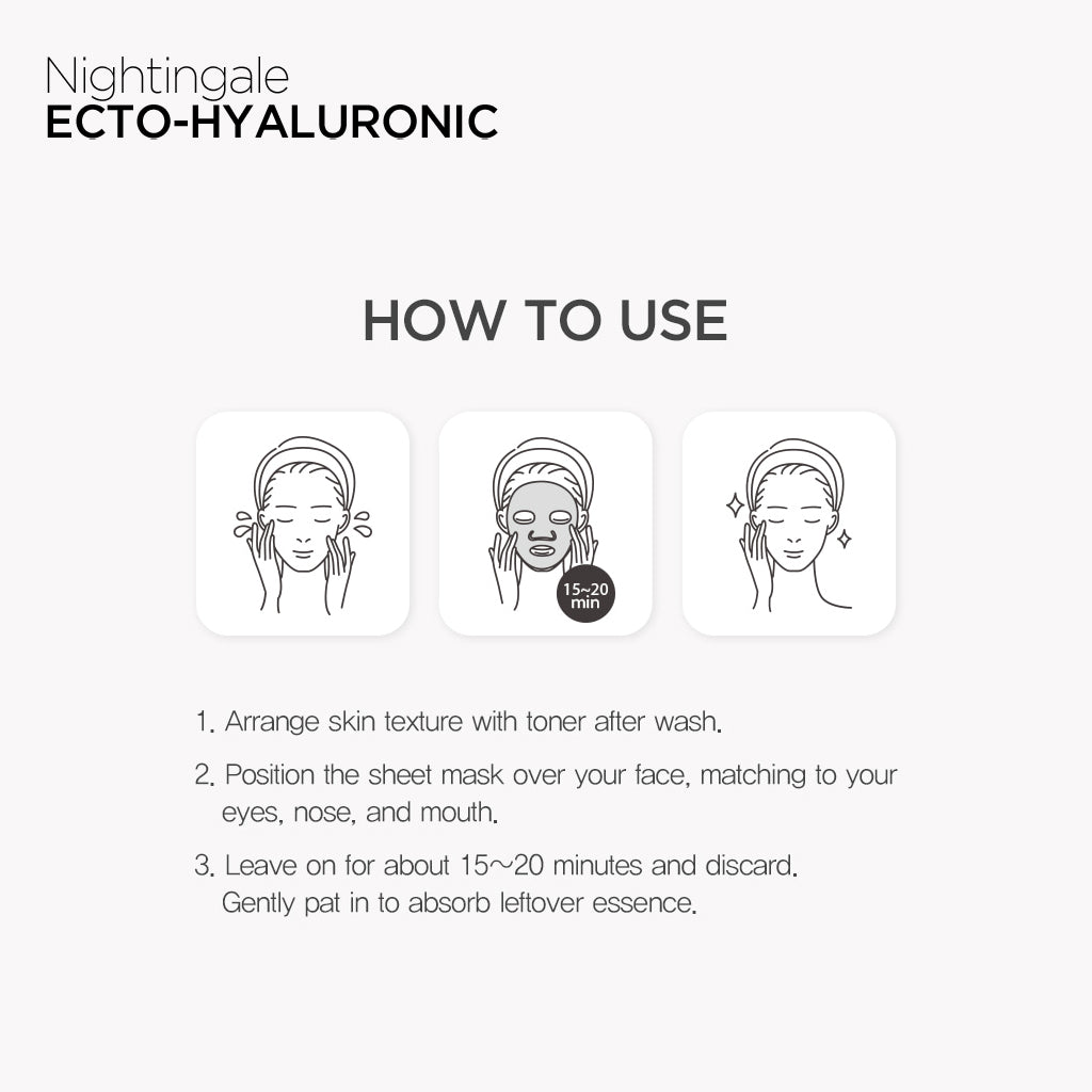 Nightingale Ecto-Hyaluronic Soothing Mask 1pc