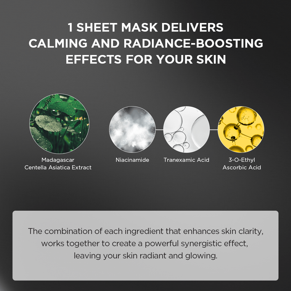 Skin1004 Madagascar Centella Tone Brightening Glow Mask 1pcs