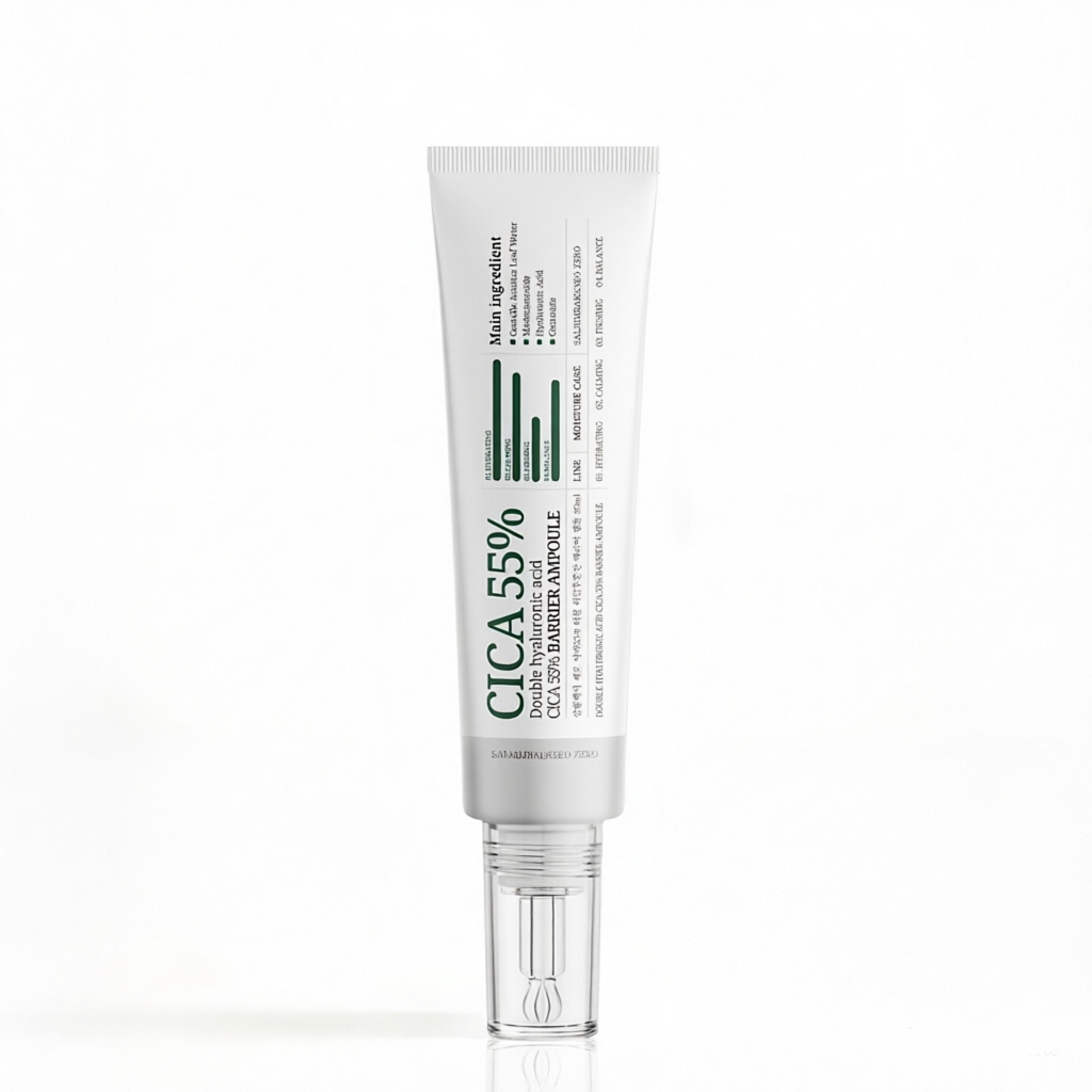 Salim Baekseo Double Hyaluronic Acid Cica 55% Barrier Ampoule 30ml