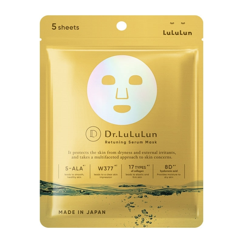 Lululun Dl Face Mask Cr 1Fl 5sheets