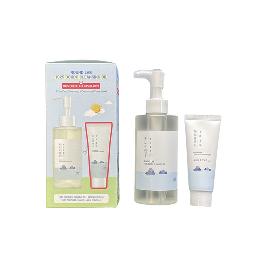 Round Lab Set 2 Dokdo Cleansing Oil 200ml+ Dokdo cleanser 40ml