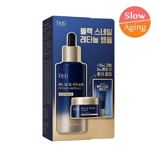 Dr.G Black Snail Retinol Ampoule Set 50ml+15ml+2ml