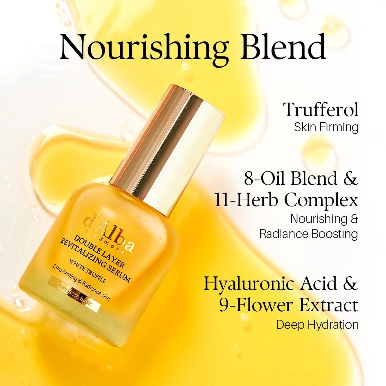 d'Alba White Truffle Double Layer Revitalizing Serum 50ml