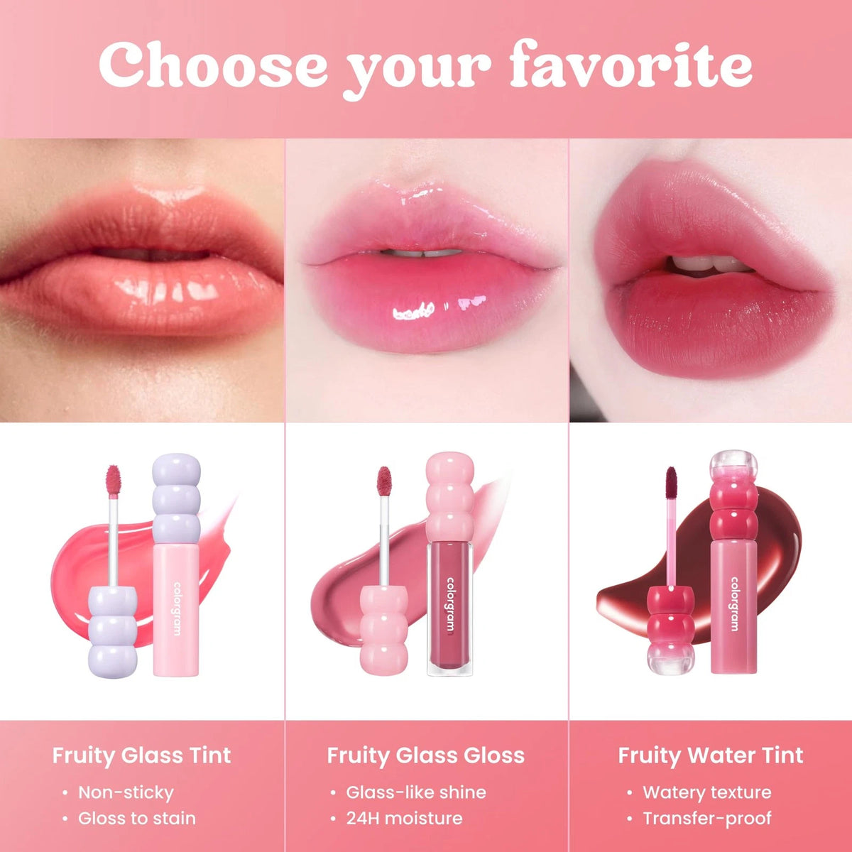Colorgram Fruity Glass Tint Mini Duo