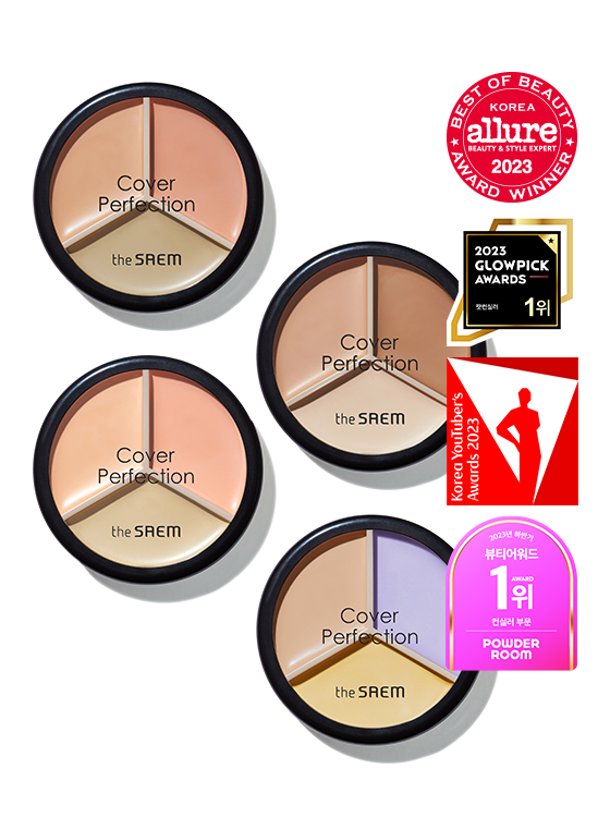 The Saem Cover Perfection Triple Pot Concealer