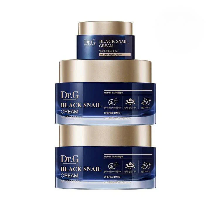 Dr.G Black Snail Cream Duo Set