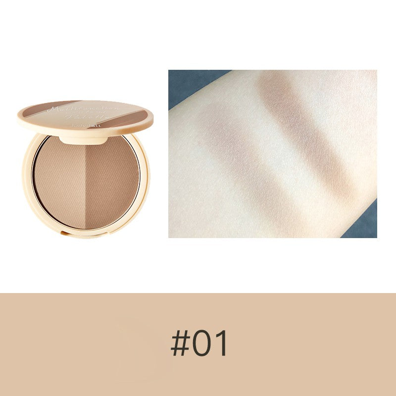 Judydoll Two-Colour Face Contour Powder Palette Bronzer