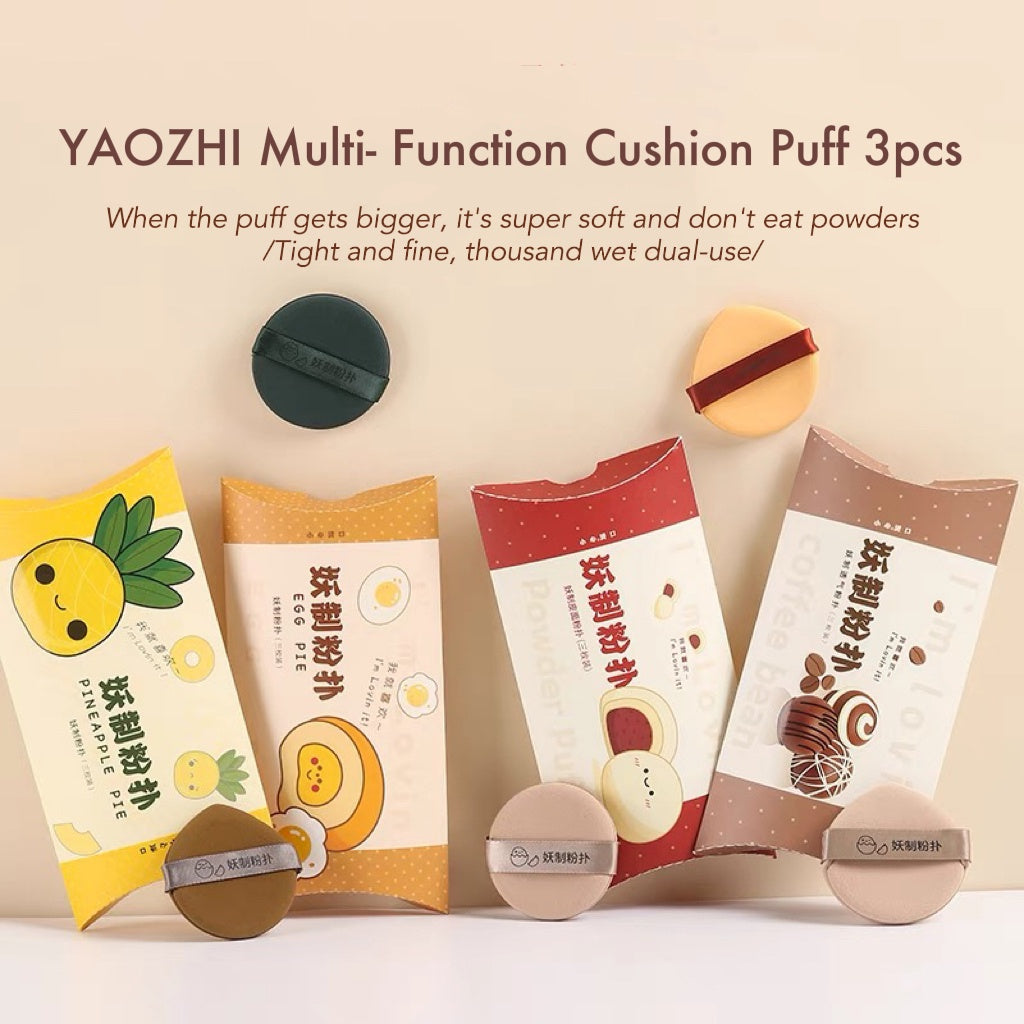 Yaozhi Multi- Function Cushion Puff 3Pcs