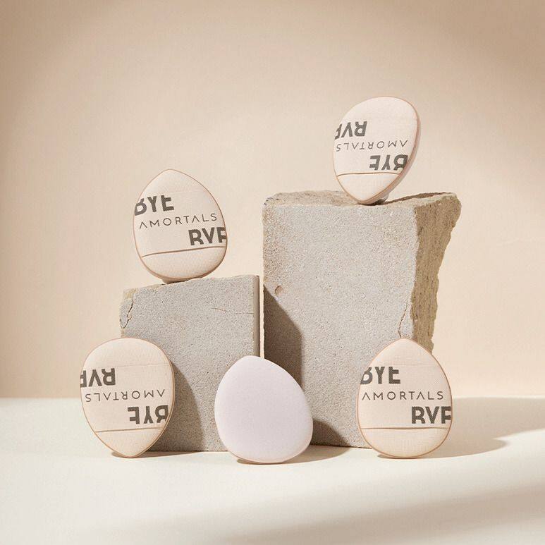 Amortals Finger Sized Mini Puff Concealer Puff 2Pcs