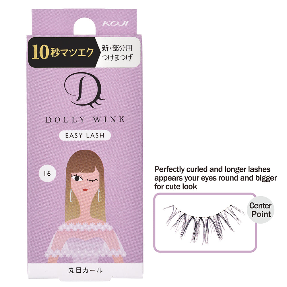 Dolly Wink Easy Lash No.16 Round Curl (4347602993216)