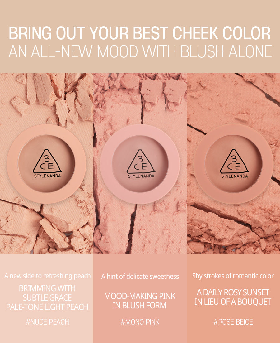 3CE Stylenanda Face Blush #Rose Beige