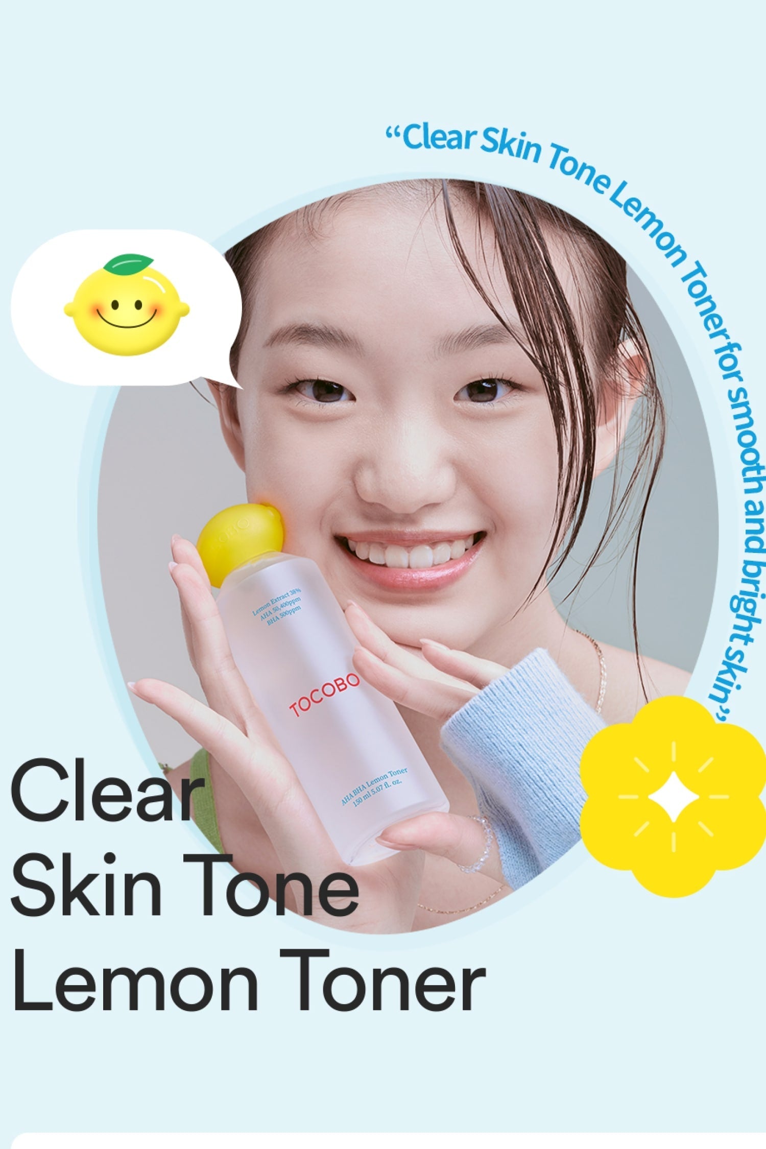 TOCOBO AHA BHA Lemon Toner