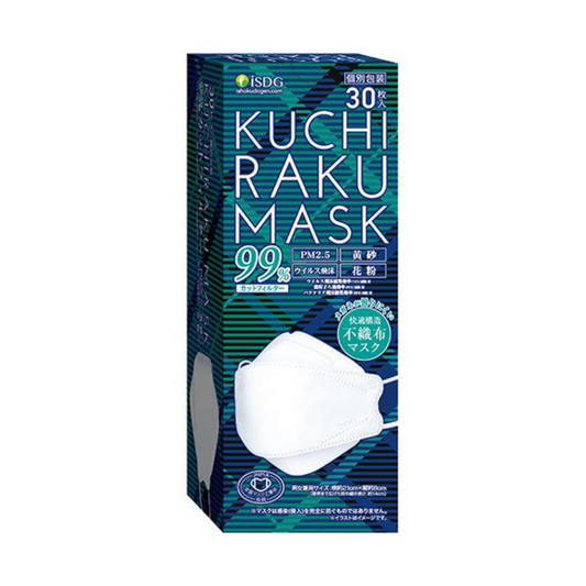 Kuchiraku Mask White 30P