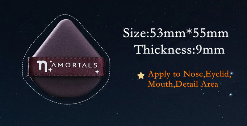 Amortals Makeup Blender Puff Set 4pcs