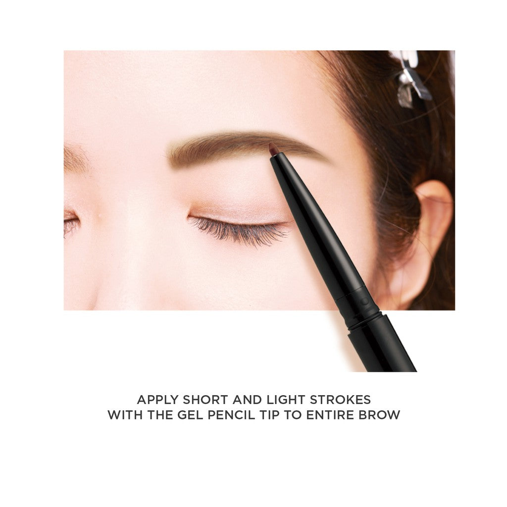 Browlash EX Water Strong W Eyebrow Gel Pencil & Powder Natural Brown