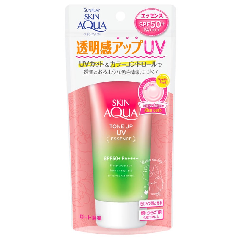 Rohto Skin Aqua Tone Up Primer Plus Essence 80g