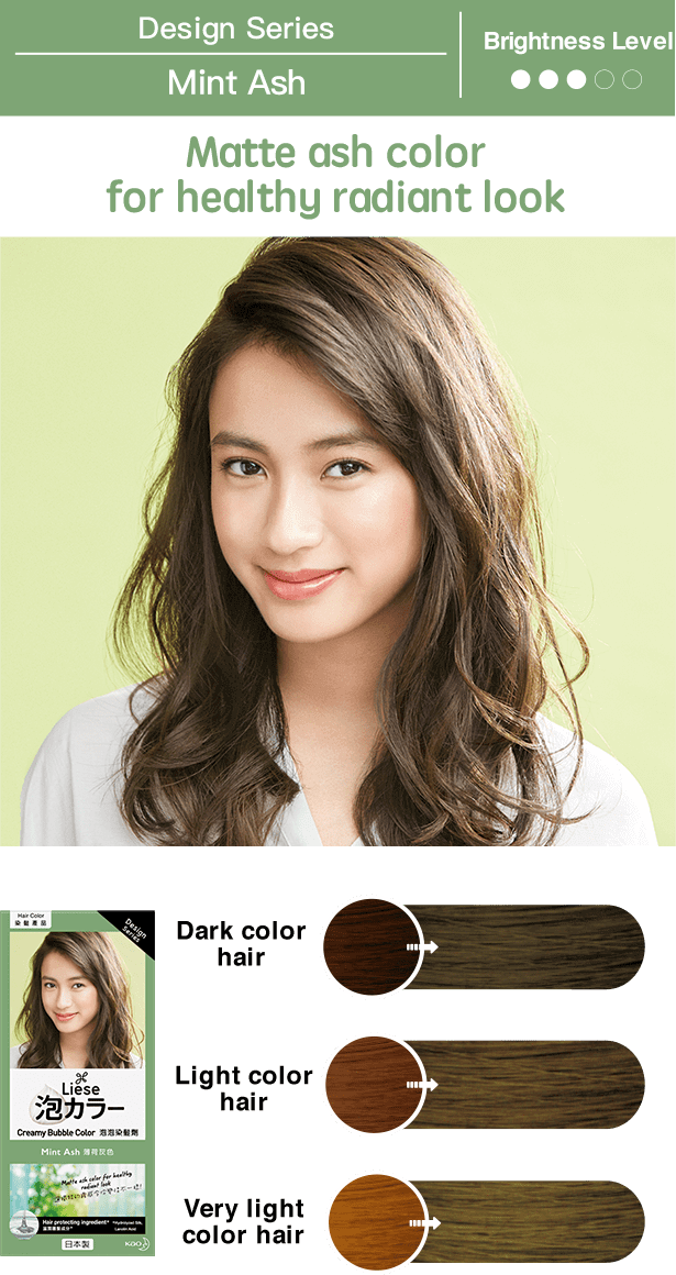 Kao Liese Prettia Bubble Hair Color (British Ash)