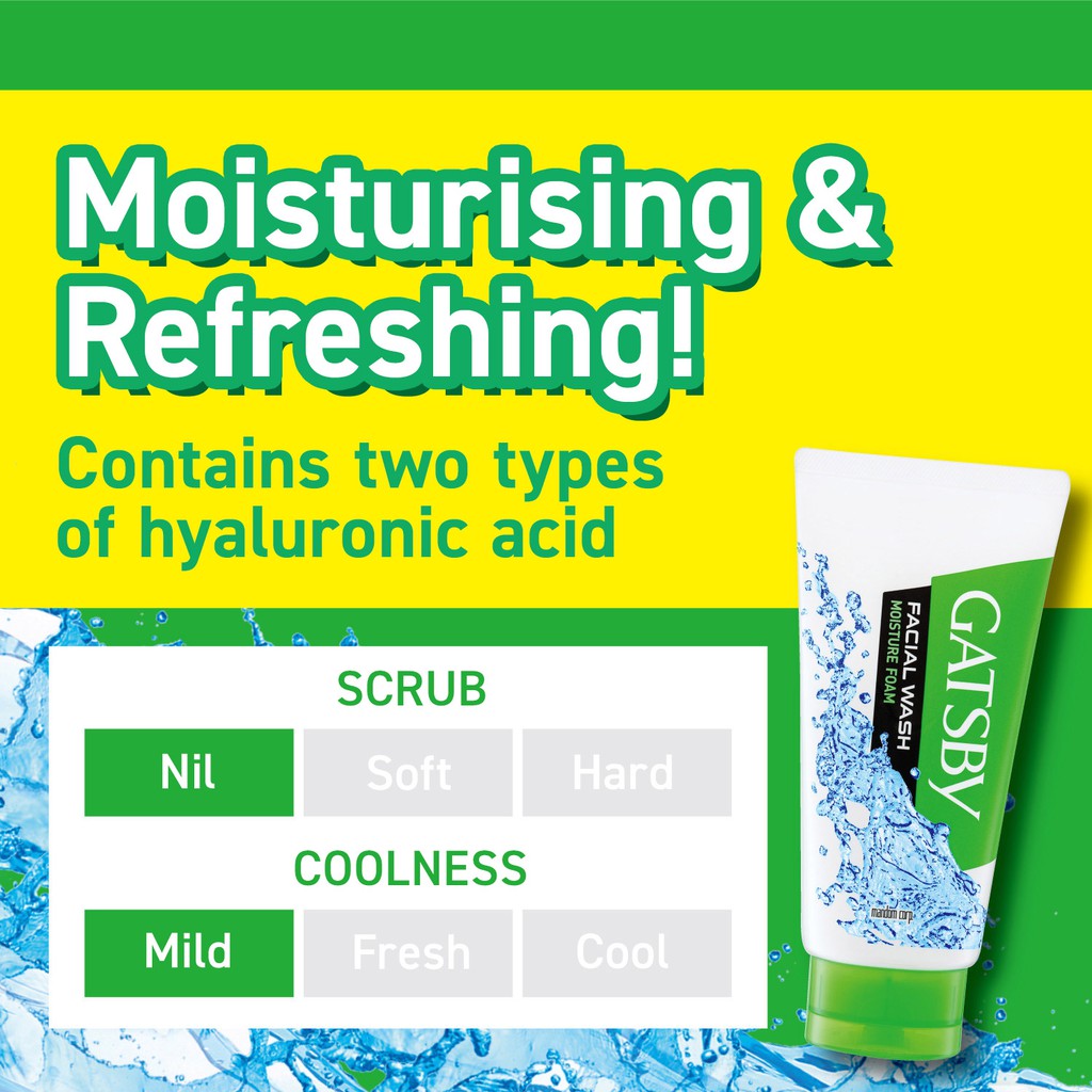 Gatsby Facial Wash Moisture Care 130g