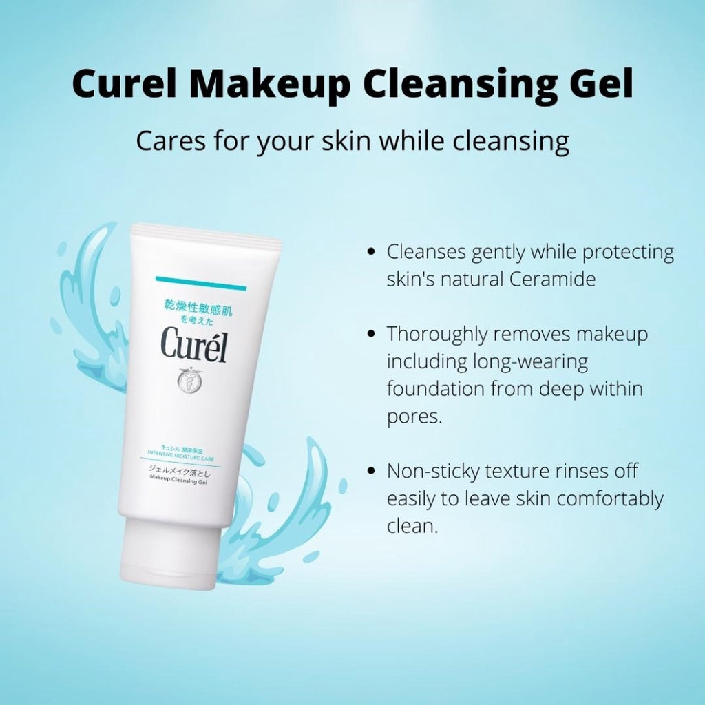Kao Curel Intensive Moisture Care Makeup Cleansing Gel 130g