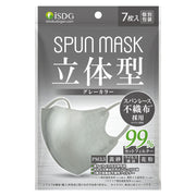 Spun Mask 3D Grey 7P